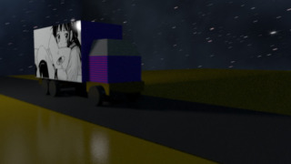 LightWaveでトラックのgifを作りました