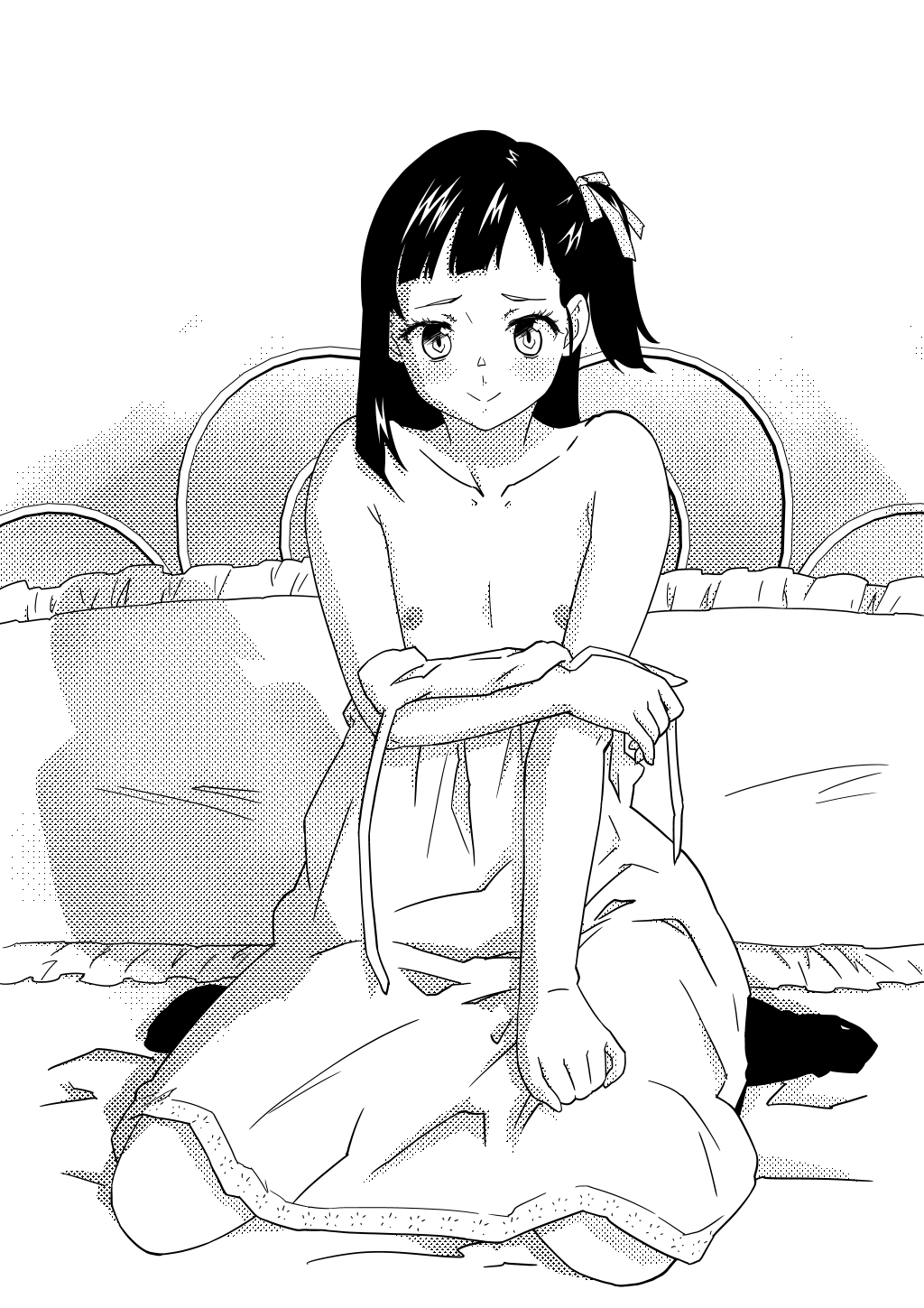 みつまめ イラスト ハーフトーンレイヤー 02ほしぶどう宮野ともちか