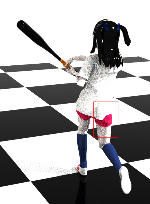 ショートパンツがシャツを貫通リカほしぶどう宮野ともちか